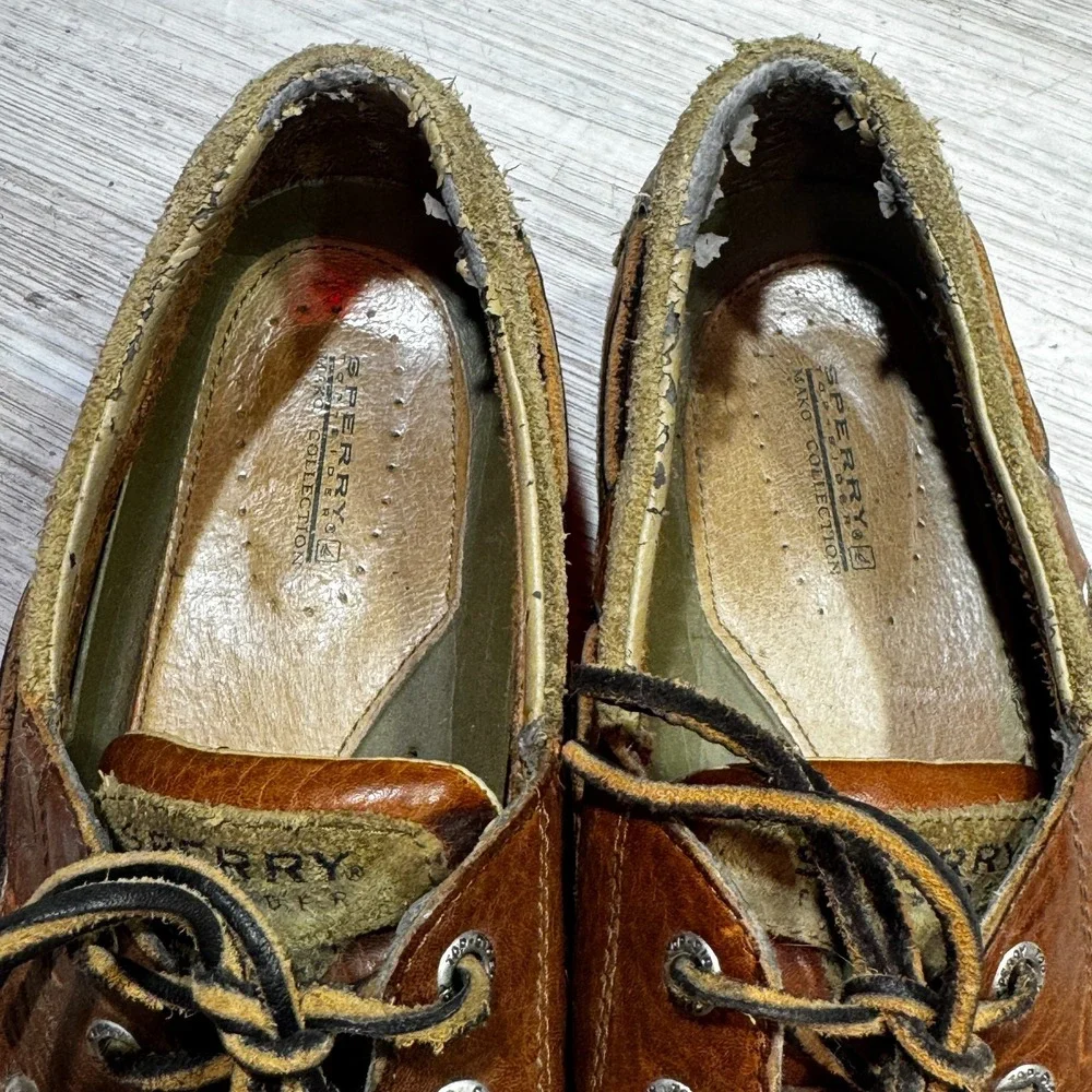 Sperry Top Sider Mako Collection Loafer Men's 10M Leather Boat Shoe 0768259